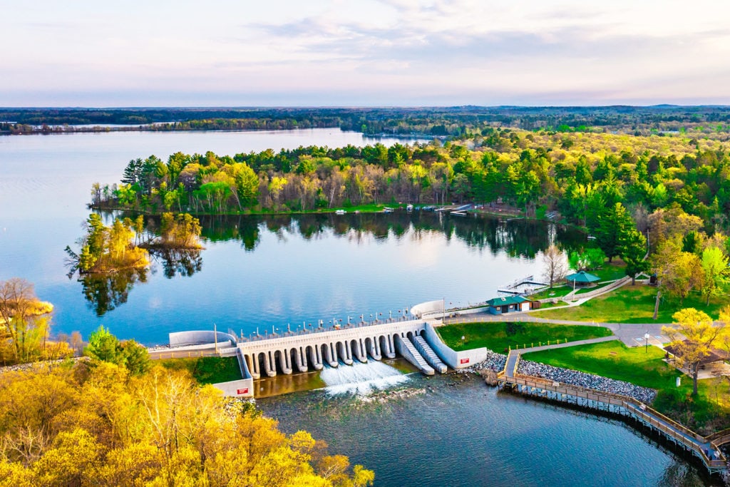 Dam at Whitefish Chain